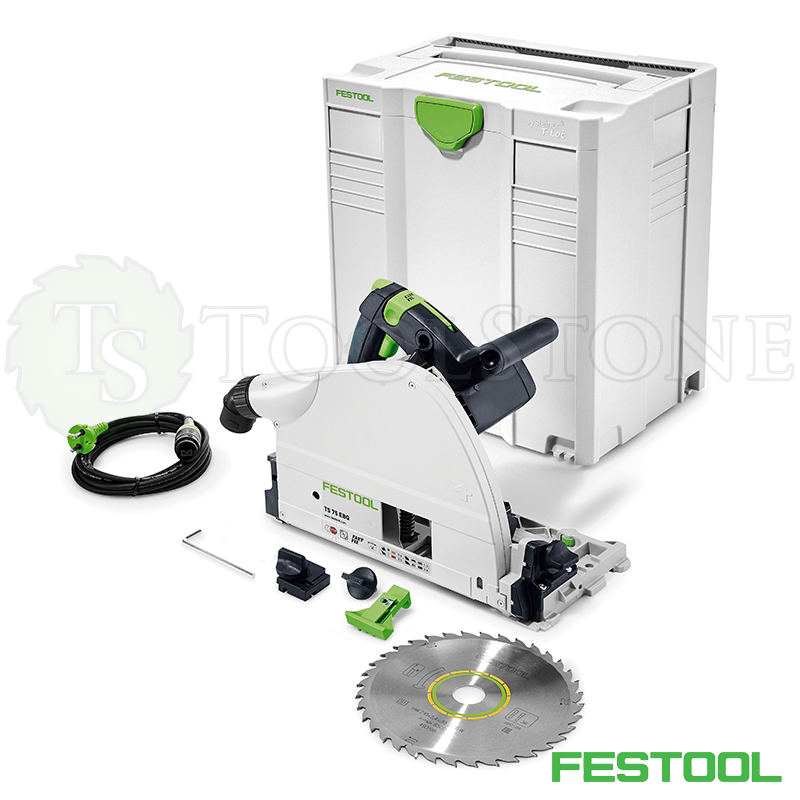 Погружная пила Festool TS 75 EBQ-Plus 561436, комплект в систейнере, без шины-направляющей