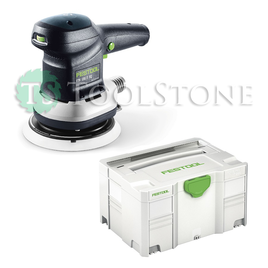 Эксцентриковая шлифмашинка Festool ETS 150/3 EQ-Plus 575022, 150 мм, ход 3 мм, в систейнере