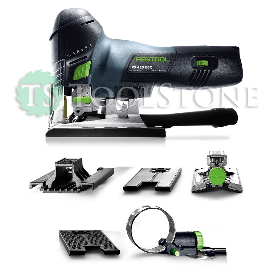 Маятниковый лобзик Festool Carvex PS 420 EBQ-Set 561588, 550 Вт, в систейнере + набор оснастки в систейнере