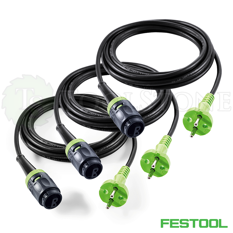 Кабель питания Festool Plug It 203935, H05 RN-F4/3, с резиновой изоляцией, длина 4 м, комплект из 3 шт.