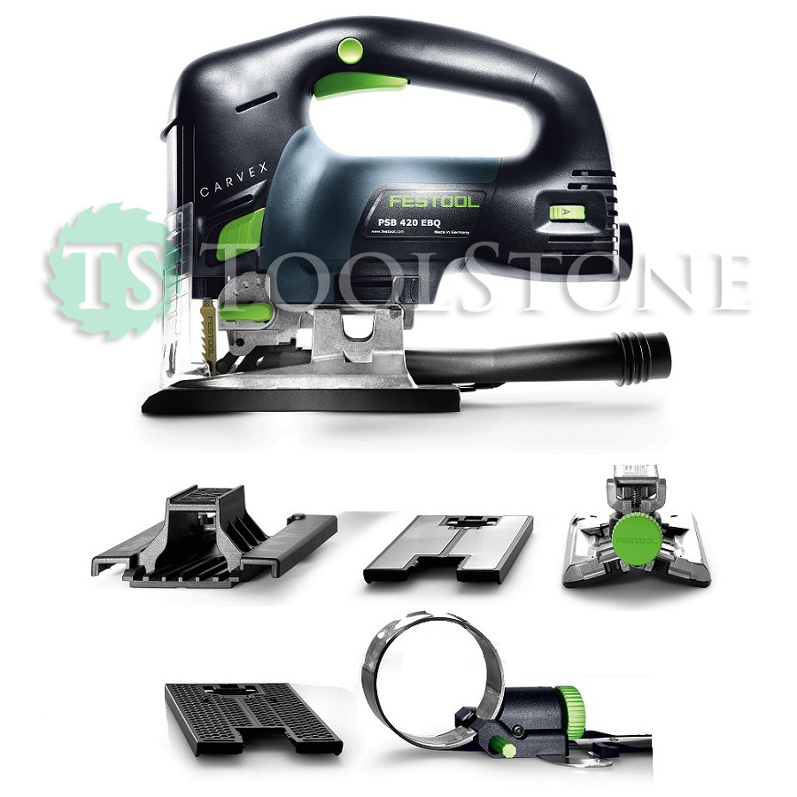 Маятниковый лобзик Festool Carvex PSB 420 EBQ-Set 561603, 550 Вт, в систейнере, набор оснастки